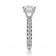 MICHAEL M Crown Engagement Ring